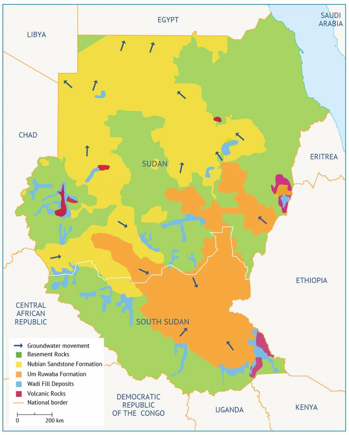 Peta Sudan basin 