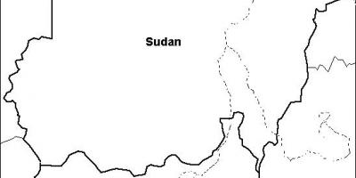 Peta Sudan kosong